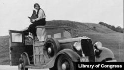 Dorothea Lange in California, Feb. 1936.