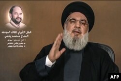 سخنرانی حسن نصر‌‌الله، رهبر حزب‌الله لبنان. جمعه ۱۵ دی ۱۴۰۲
