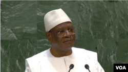 Ibrahim Boubacar Keita, président du Mali, le 25 septembre 2019.