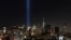 The Tribute in Light rises above the lower Manhattan skyline, Sept. 10, 2019, in New York. Wednesday marks the 18th anniversary of the terror attacks against the United States of Sept. 11, 2001. 