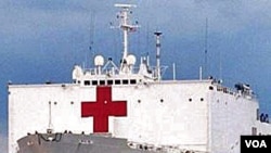 Yon Gwo Seremoni Make Arive Bato-Lopital Ameriken “USNS Comfort” ann Ayiti