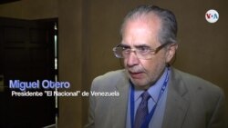 Miguel Otero, presidente del diario "El Nacional" de Venezuela, habla de la libertad de prensa en su país