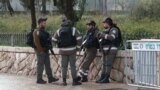 تدارکات امنیتی قبل از برگزاری نشست جهانی هولوکاست با حضور بیش از چهل رهبر جهان در اورشلیم. این بزرگترین نشست در چنین سطحی در شهر اورشلیم اسرائیل است.