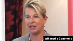 Katie Hopkins addressing the 2018 TBG Conference. (Photo: Wikimedia/RoyalForce451)