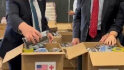 Mike Hammer and Jeremy Lewin packing up aid for Cuban victims of hurricane Melissa.