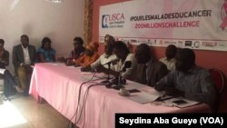 Réunion de la ligue sénégalaise contre le cancer, à Dakar, au Sénégal, le 21 mars 2017. (VOA/Seydina Aba Gueye)