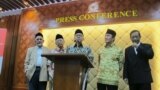 Beberapa tokoh bangsa yang hadir dalam dialog bertema Refleksi Kebangsaan di Gedung DPR/MPR, Senayan, Jakarta (foto: VOA/Fathiyah Wardah)