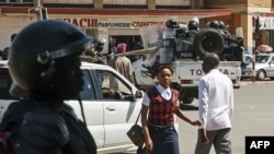 Police na Lubumbashi, Haut-Katanga, 26 mai 2016.