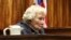 Abigail Kawananakoa, a 93-year-old Native Hawaiian heiress, testifies in court in Honolulu on March 9, 2020. 