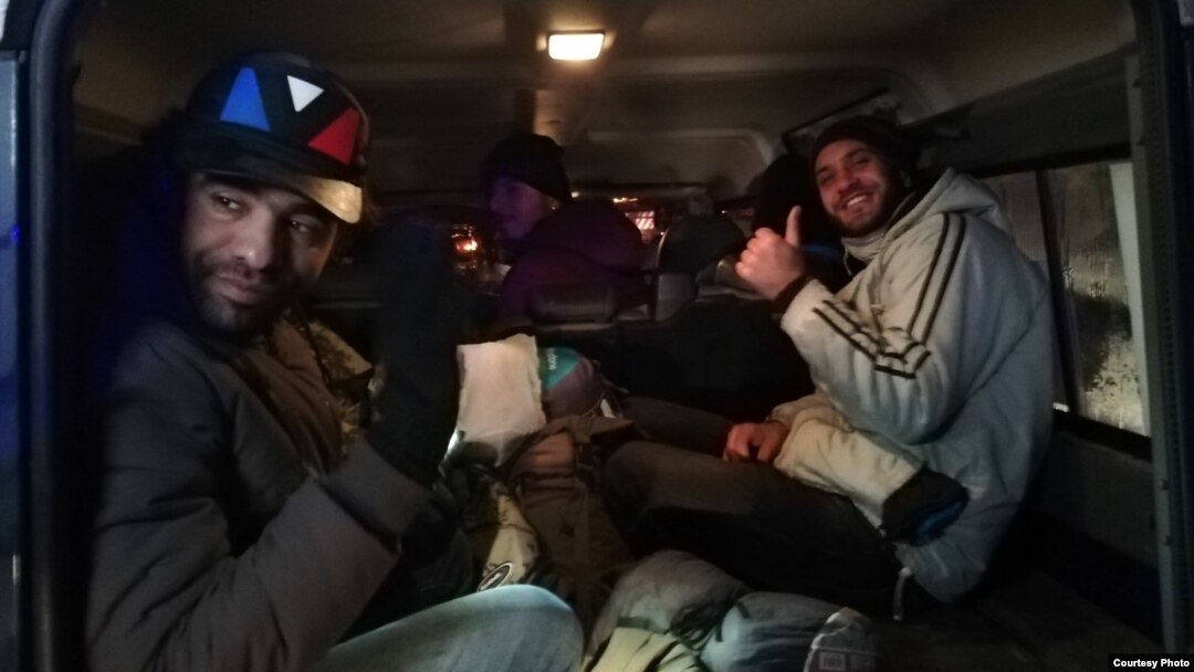 Spašeni migranti u vozilu FUCZ