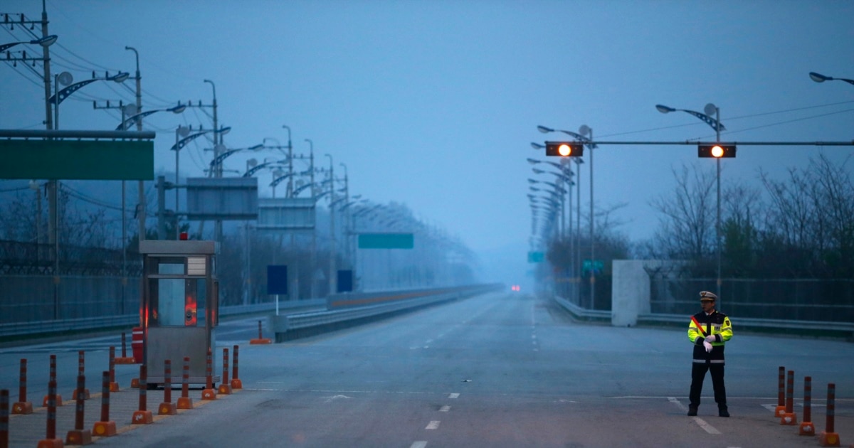 朝鲜军方称将完全切断连接韩国的公路和铁路