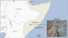 A blast occurred Friday in the town of Bardale, located some 60 kilometers west of Baidoa, Somalia.