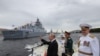 پوتین در روز نیروی دریایی روسیه،  سنت پترزبورگ