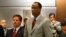 Conrad Murray, Michael Jackson's doctor, second right (file photo)
