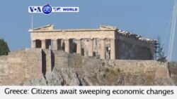 VOA60 World- Greece: Citizens await sweeping economic changes after parliament passes second package of bailout reforms- July 23-2015