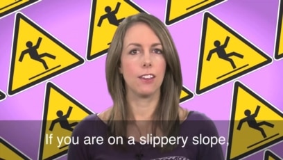 English In A Minute Slippery Slope