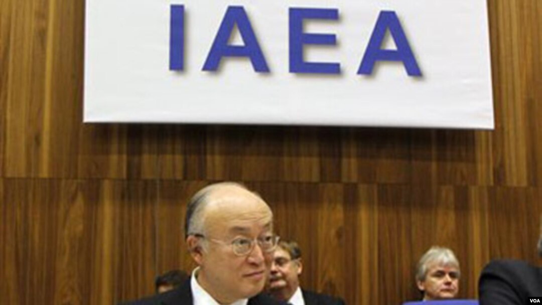 Dirjen IAEA Yukiya Amano yang berasal dari Jepang, dalam sebuah pertemuan badan PBB ini di Jenewa (foto: dok).