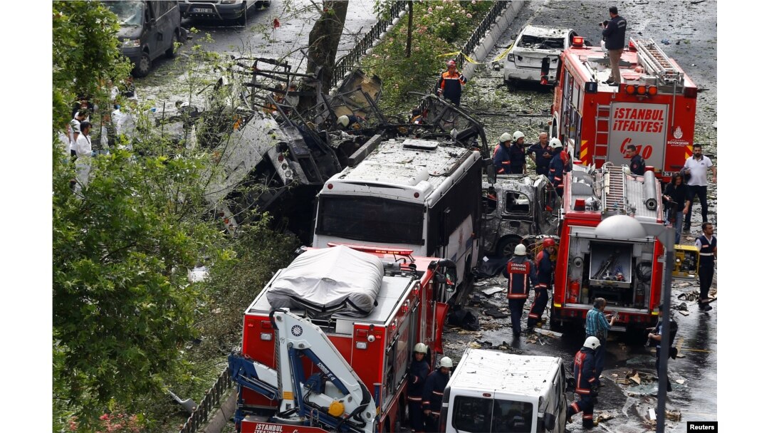 Istanbulda yana bir xuruj