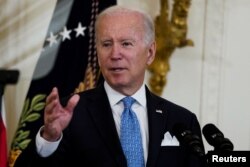 File - U.S. President Joe Biden and first lady Jill Biden will travel to Buffalo, N.Y., on Tuesday to honor the victims of a mass shooting.