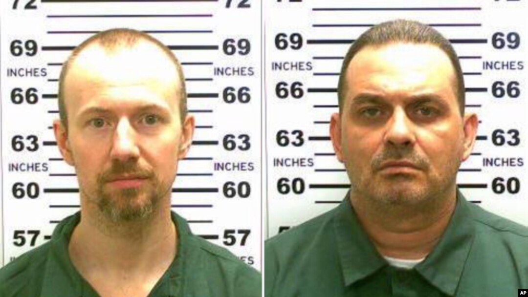 Hai tù nhân vượt ngục Richard Matt và David Sweat.