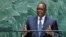 Le président du Sénégal Macky Sall, à la 74ème AG de l'ONU, New York, le 24 septembre 2019.