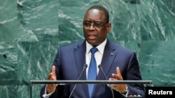 Le président du Sénégal Macky Sall, le 24 septembre 2019.