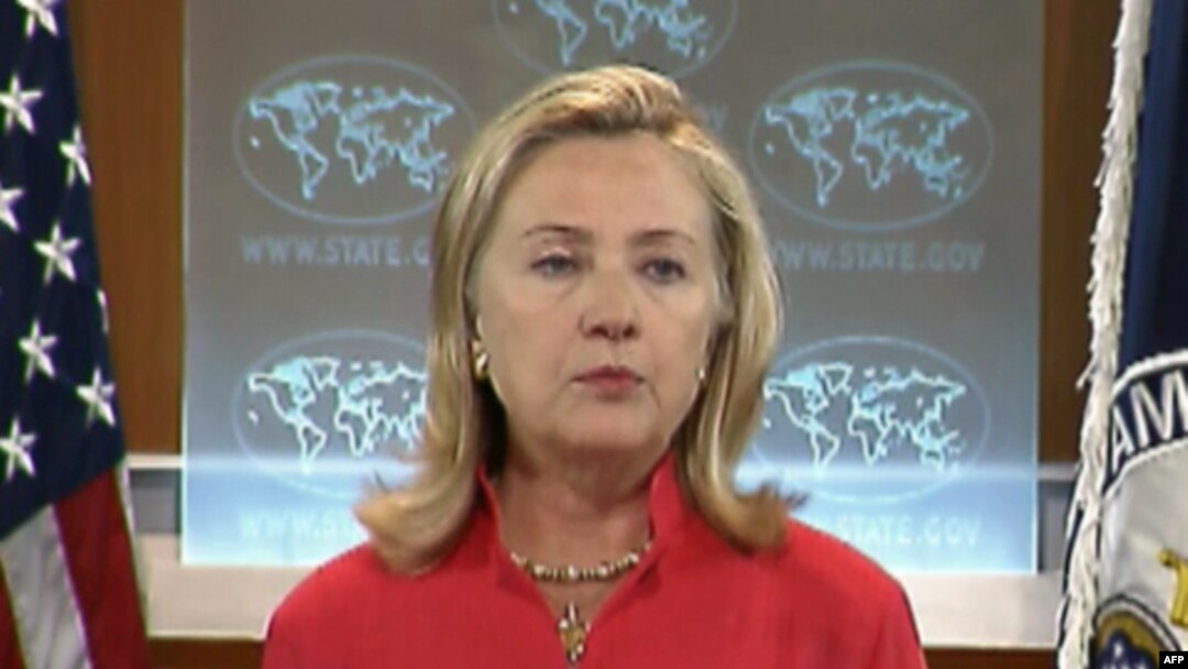 Menlu AS Hillary Clinton memuji peran Tiongkok dalam menghadapi persoalan Korea Utara (foto: dok).