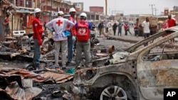 Serangan bom oleh militan Boko Haram di kota Jos bulan Mei lalu (foto: dok). Kota Jos kembali dilanda serangan bom yang menewaskan 40 orang, Kamis (11/12).