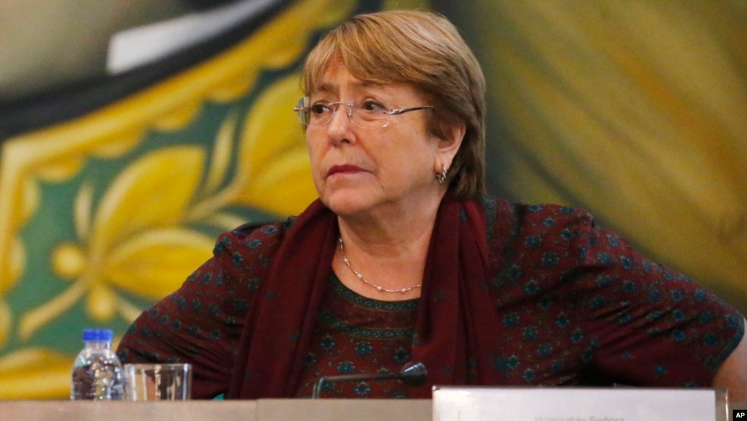 La Alta Comisionada de la ONU para los Derechos Humanos, Michelle Bachelet, no está de acuerdo con postura de excombatientes ni gobierno colombiano tras anuncio de rearme de las FARC.