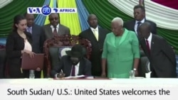 VOA60 Africa - S. Sudan Rebels Hopeful About Peace Deal - August 27, 2015
