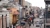 FILE - A view of Bourbon Street in the French Quarter of New Orleans as seen on Feb. 16, 2021.