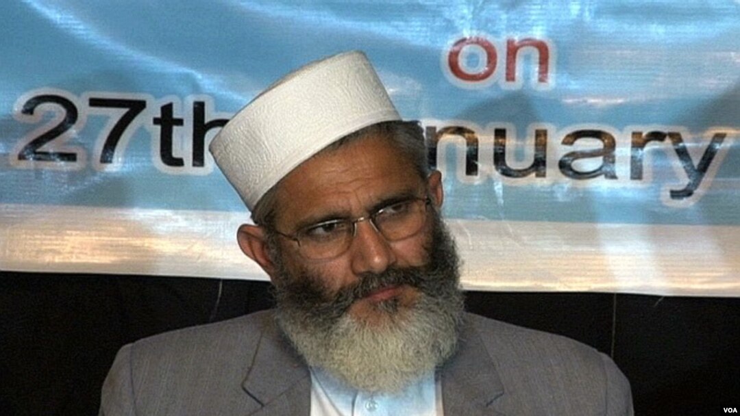  دجماعت اسلامي دمشر سراج الحق په مشرۍ داپوزيشن جرگې دپاکستان تحريک انصاف دقيادت سره يوځل بيا خبرې اترې کړي دي.