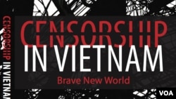 Hình bìa tác phẩm “Censorship in Vietnam: Brave New World” của giáo sư Thomas Bass.