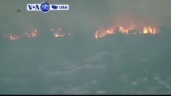 VOA60 America 10-11- Better weather allows firefighters to make progress in battling California wildfires