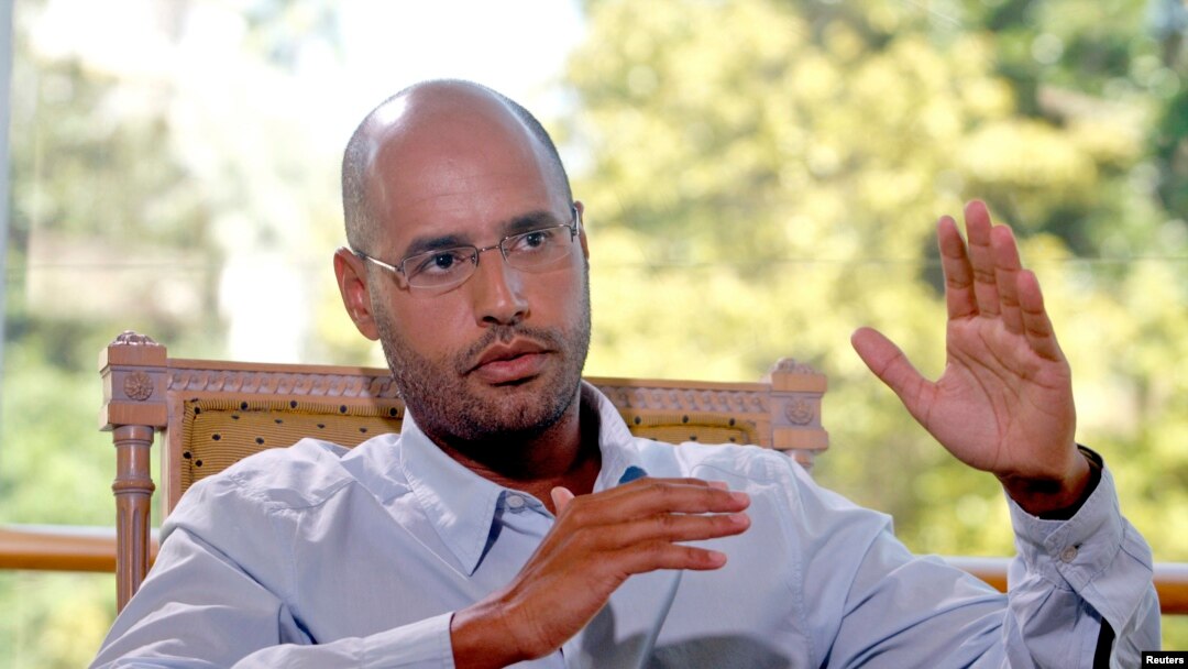Seif al-Islam, putra mendiang pemimpin Libya leader Moammar Gadhafi, dalam wawancara dengan Reuters, 30 Juli 2007 (foto:dok) 