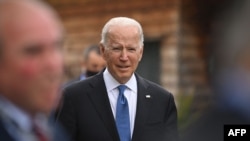 Rais wa Marekani Joe Biden ahudhuria mkutano wa G7 huko Carbis Bay, Cornwall, Juni 11, 2021. 