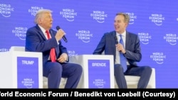 دونالد ترامپ در نشست داووس - ۱ بهمن ۱۴۰۴