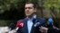 Greece's Prime Minister Alexis Tsipras makes a statement following the resignation of Defense Minister Panos Kammenos, in Athens, Jan. 13, 2019.