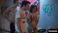 Escena de la película "Green Room", una de las últimas que filmó Anton Yelchin.