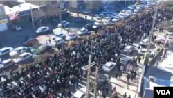 تظاهرات مردم ایران در شهر بجنورد، خراسان شمالی