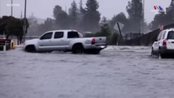 Կալիֆոռնիա նահանգի Ֆերֆիլդ քաղաքի վարորդները կիրակի ստիպված էին դիմակայել հորդառատ անձրևներին