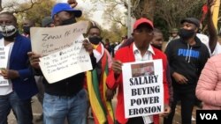 SA Protests At Zim Embassy