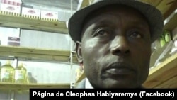 Cleophas Habiyaremye, porte-parole de l'Association des réfugiés rwandais au Mozambique.