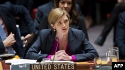 Samantha Power, exembajadora de EE.UU. ante la ONU, se dirige al Consejo de Seguridad el 23 de diciembre de 2016.[Foto: ONU]