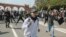 Enseignants et étudiants manifestent à Rabat au Maroc le 20 février 2019.