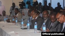 Some of Somalia's New cabinet members. Somalia's new cabinet's selection was agreed to on Nov. 12.