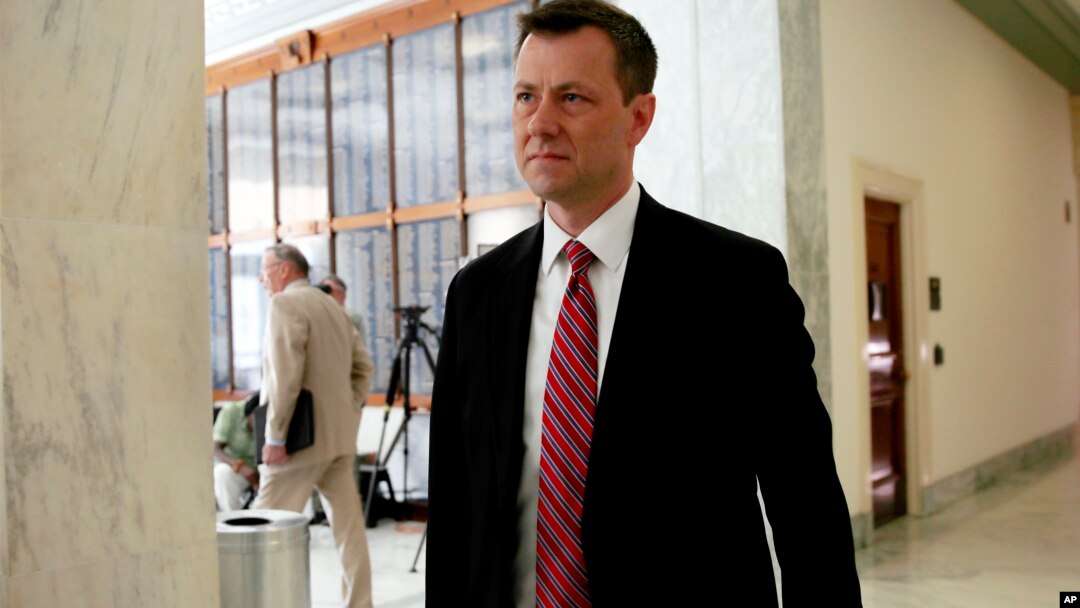Deputi Asisten Direktur FBI, Peter Strzok dipecat karena teks anti-Trump (foto: dok). 