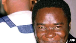 FILE - The Rev. Matthew Kukah is pictured at the inaugural session of the Nigerian Human Rights Violations Investigation Commission, Oct. 23, 2000, in Abuja, Nigeria.