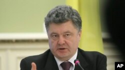 Presiden Ukraina Petro Poroshenko di Kyiv, Ukraina (Foto: dok).