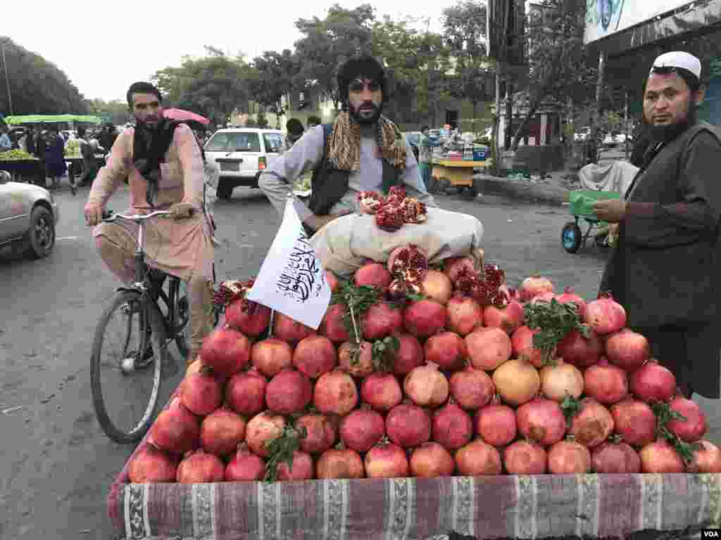 افغانستان میں ملکی سطح پر انار کی فروخت میں اضافہ ہوا ہے تاہم اس کے دام بہت کم ہیں۔